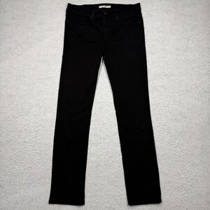 Levis Jeans Black 312‎ Shaping Slim Straight Denim Mid Rise Women's 31 32x31